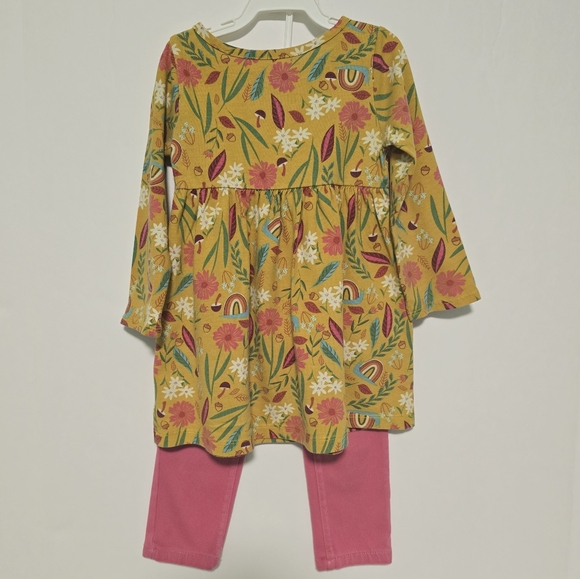 wonder nation Other - Toddler Girl 2T Fall Dress Mustard Yellow/ Pants